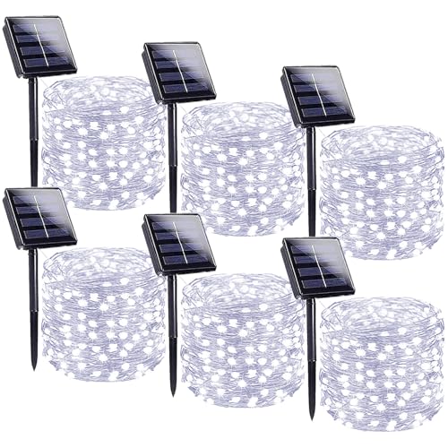 Solar String Lights Outdoor (6 Count)