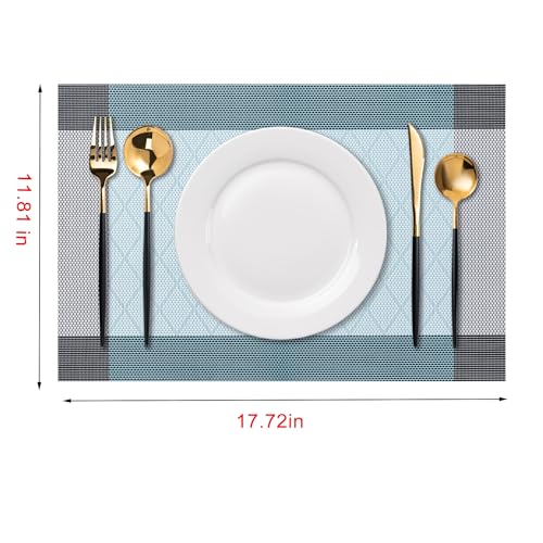Placemats Set of 6 Washable Indoor (6 Count)