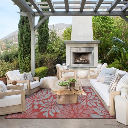 Outdoor Rug Waterproof Plastic Rugs for Patio (108 Sq Ft)