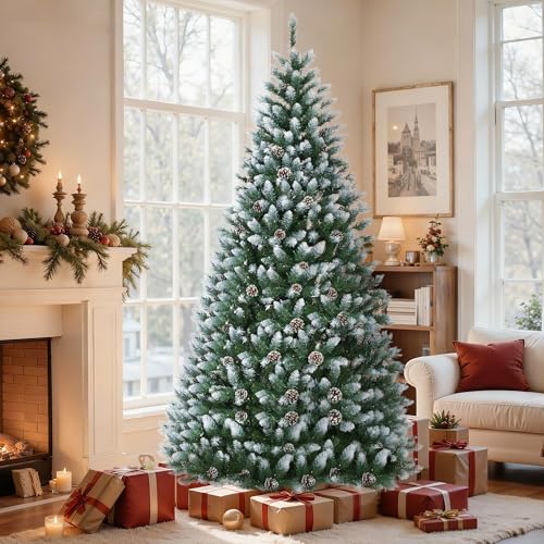 6FT Pre Lit Artificial Christmas Tree with White Lights