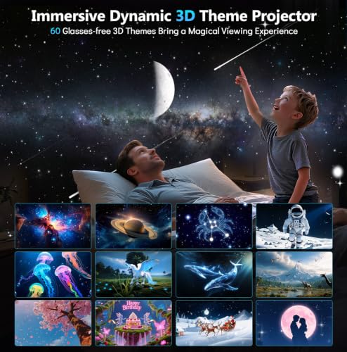 3D Projector with 60 Scenes
