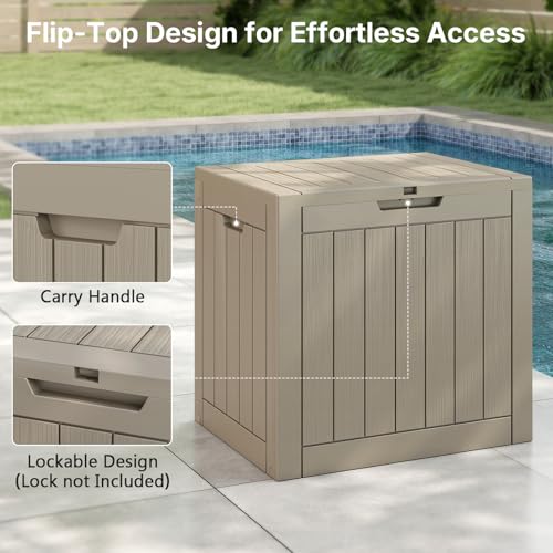 30 Gallon Deck Box Outdoor Waterproof