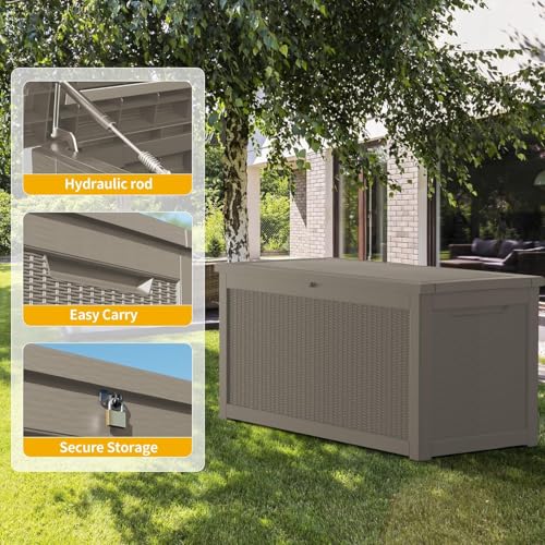 330 Gallon Outdoor Storage Box Waterproof