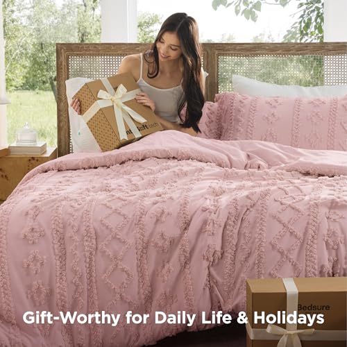 Tufted Boho Comforter Set King Size