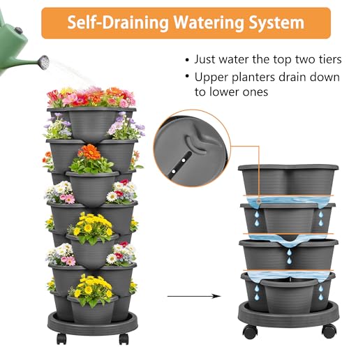 7 Tier Vertical Garden Planter (7 Count)