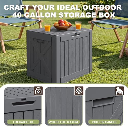40 Gallon Outdoor Deck Box