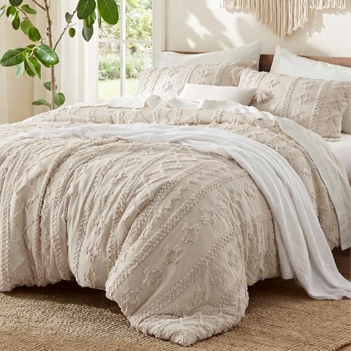 Tufted Boho Comforter Set King Size