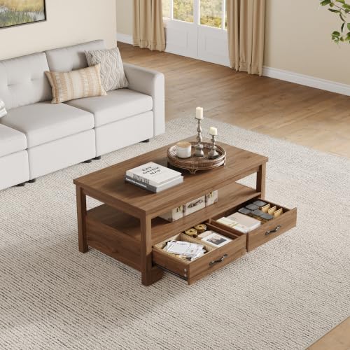 Farmhouse Coffee Table with Storage