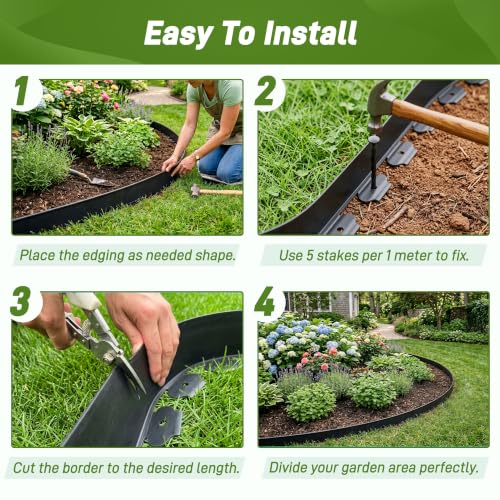 6.29" x 100' Landscape Edging Garden Edging Borders
