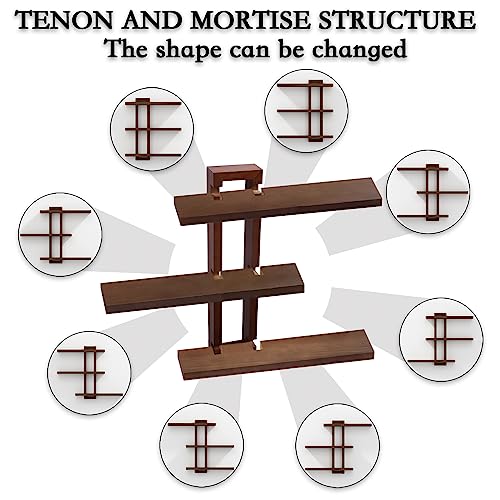 Variable Floating Shelves Wood Set of 3