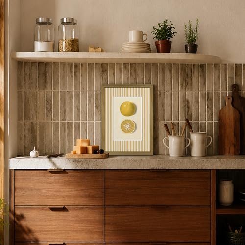 Yellow Lemon Canvas Wall Art Framed