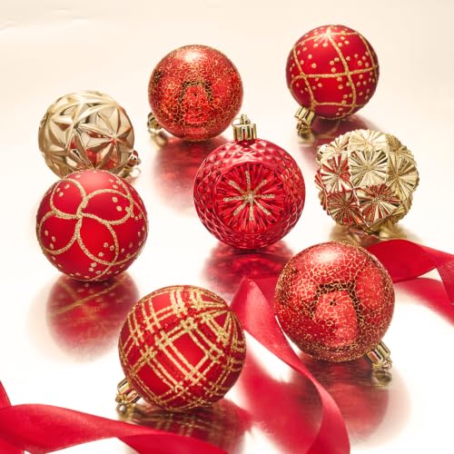 16ct Christmas Tree Decorations Ball Ornaments 2 Inches (16 Count)