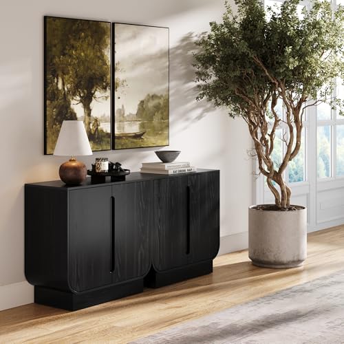 Joey Mid Century Modern Storage Cabinet (2 Count)