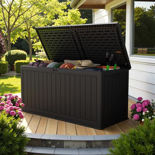 HDPE 260 Gallon Deck Box Double