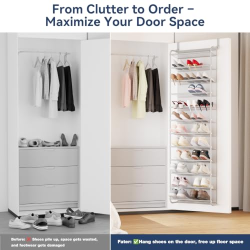 36 Pair Over the Door Shoe Rack