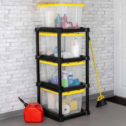 4 Tier Tote Rack & 4 (5 Count)