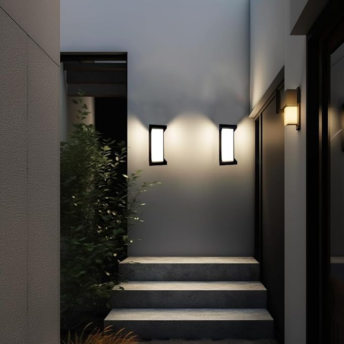 Outdoor Wall Sconce Lights Exterior Lighting fixtures LED, 1500LM 3000K 4000K