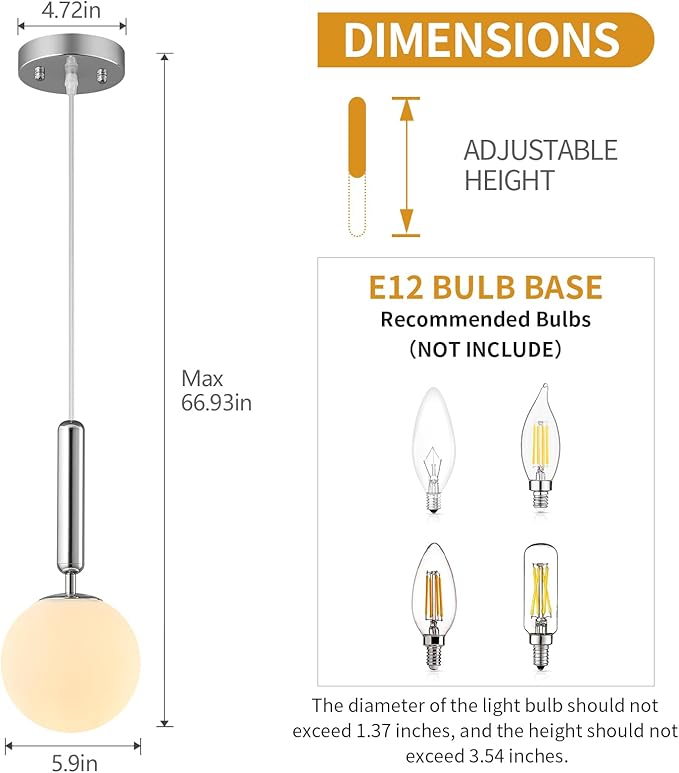 Modern Hanging Light Fixture Pendant Lighting