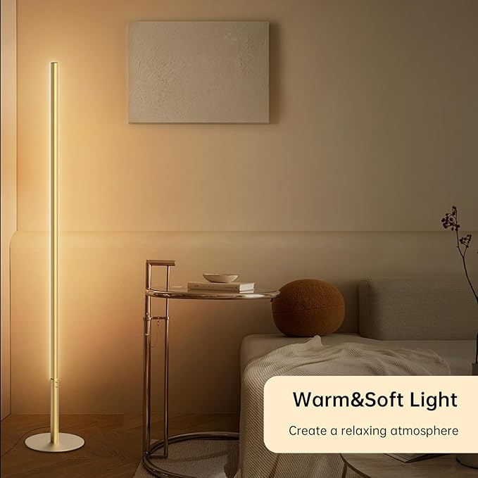 Marlrin Minimalist Corner Floor Lamp 2700K-6500K Dimmable