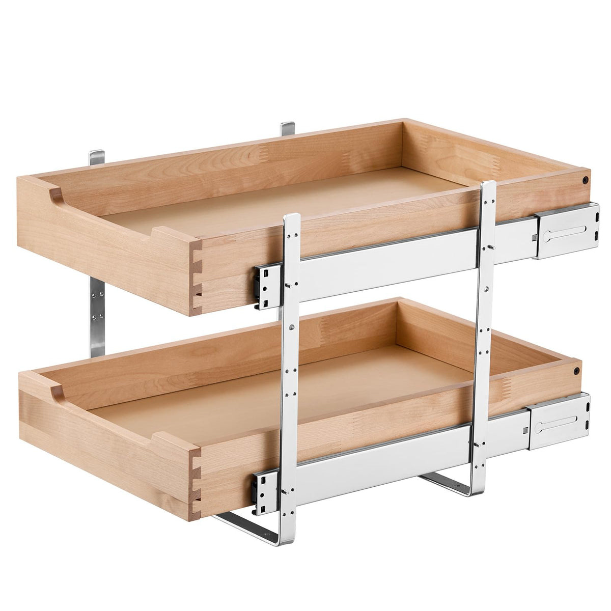 2 Tier Pull Out Cabinet Organizer