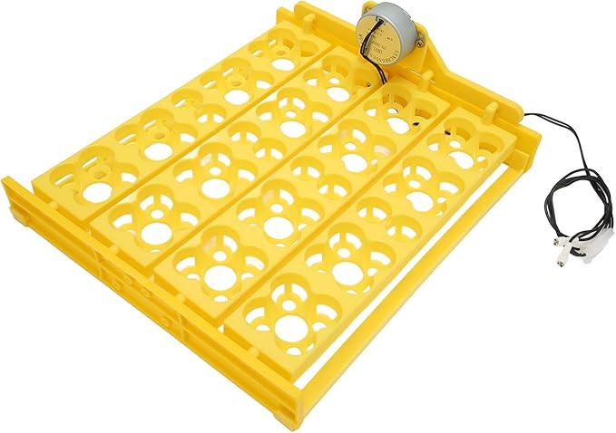 Zerodis Egg Linking Shell 16 Duck Eggs 16 72 Quail, Motorized Eggotation, Reliable Slip Engine Rotate Eggshell, Ideal for Home Use, Plastic Material (AC110V)