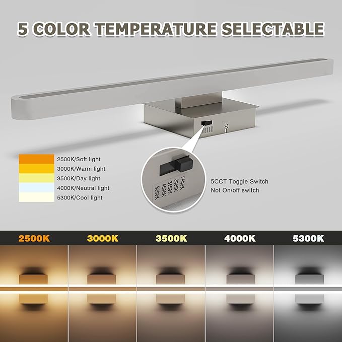 Joosenhouse Brushed Nickel Vanity Lights