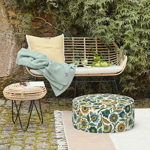 Inflatable Stool Ottoman Footrest with Handle