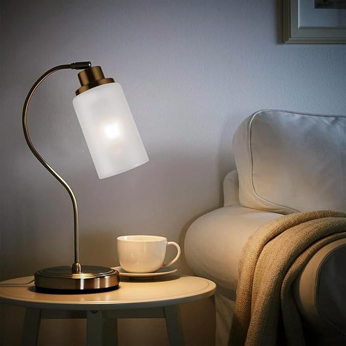GO&SO 3 Pack White Frosted Glass Shade