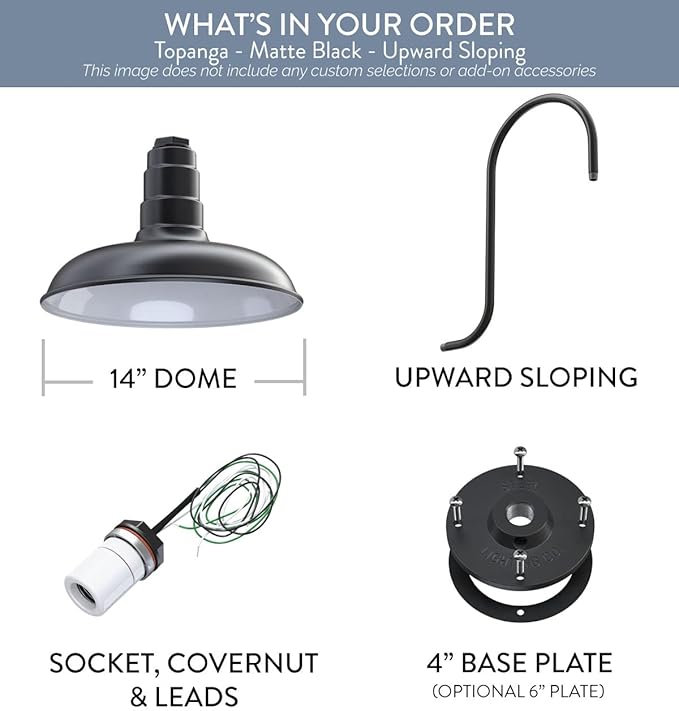 Steel Lighting Co. Topanga Barn Light | Outdoor Wall Mounted | Farmhouse Garage