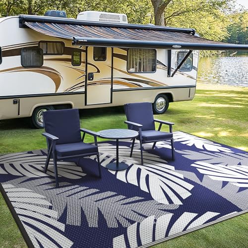 Outdoor Rug Waterproof Plastic Rugs for Patio (40 Sq Ft)