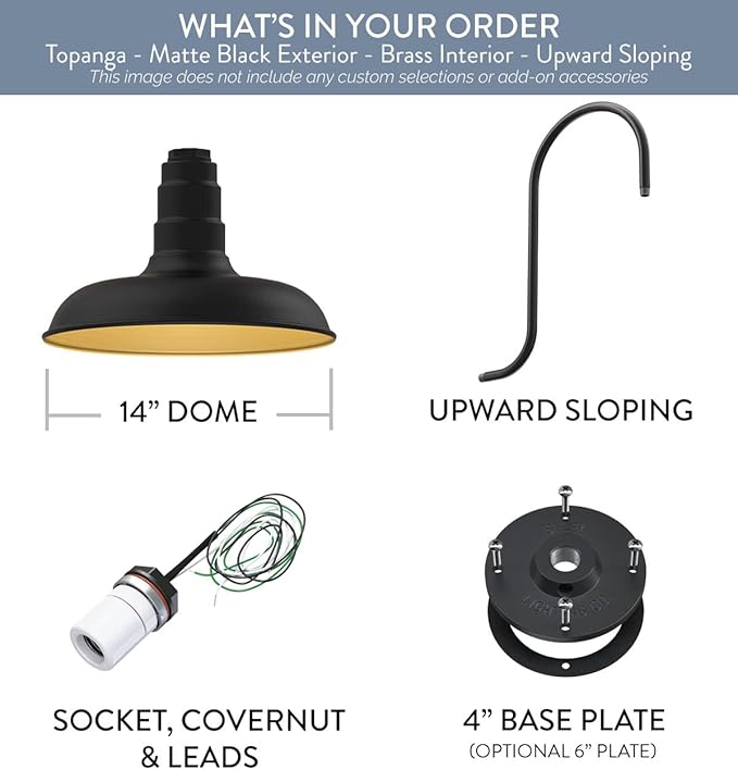 Steel Lighting Co. Topanga Barn Light | Outdoor Wall Mounted | Farmhouse Garage