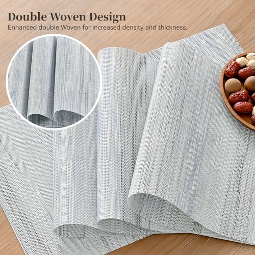 LightSteel Blue Placemats Set of 12 (12 Count)