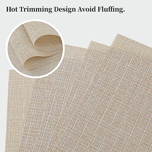 Beige Placemats Set of 4 (4 Count)