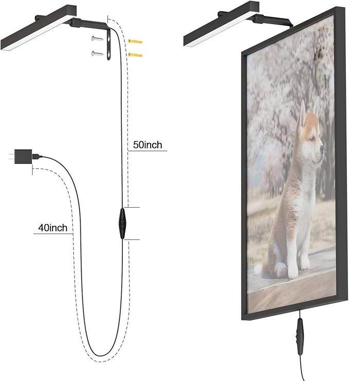 4W Plug in Picture Light for Paintings