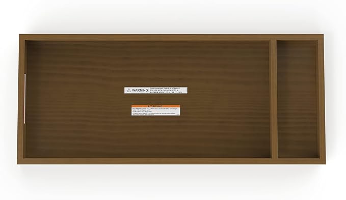Child Craft Universal Changing Table Topper, Convert Dresser into a Changing Table Surface, Securely Attaches, Non-Toxic, Baby Safe Finish (Cocoa Bean Brown)