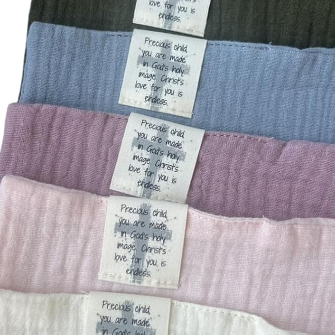 Cross Lovey, Cross Security Blanket, Christian Baby Gift, Baptism Gift, Easter Gift, Newborn Baby Gift, Blessing Blanket (Cream)