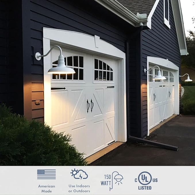 Steel Lighting Co. Topanga Barn Light | Outdoor Wall Mounted | Farmhouse Garage