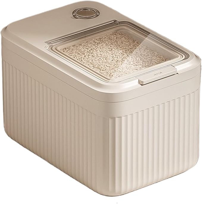 Versatile Feed Dispenser - Sealed Container for Dog Food | Treat Bin for Soybean Flour, Cereal, Rabbit, Barn, Garage, Sturdy Holder for Large Quantities of Fresh Dry Kibble