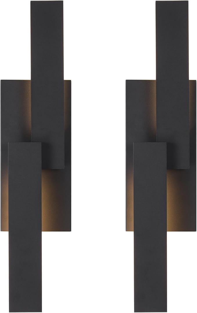 LamQee 24 Inch Aluminum Modern Outdoor Wall Light, 3000K 1000LM 20W Integrated