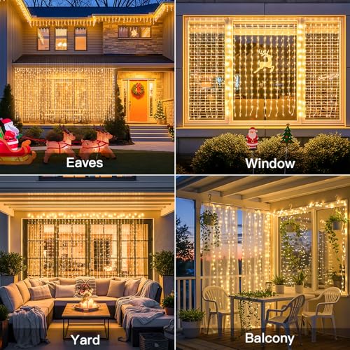 Solar Tangle Free Curtain Lights