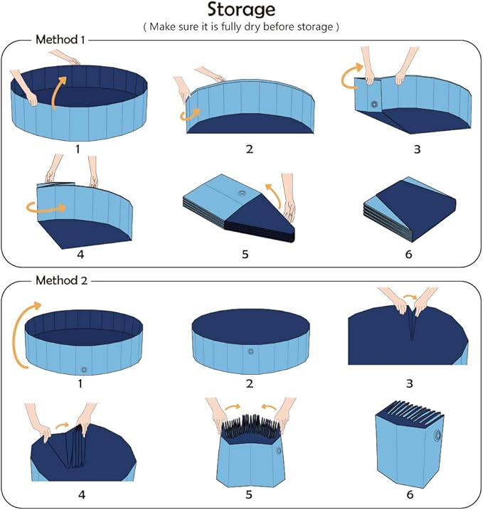 Jasonwell Foldable Dog Pet Bath Pool Collapsible Dog Pet Pool Bathing Tub Kiddie Pool Doggie Wading Pool for Puppy Small Medium Large Dogs Cats and Kids 63" Blue