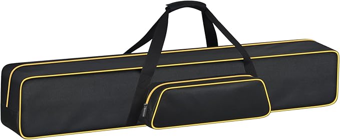 Pole Saw Bag for WORX/for DEWALT/for Greenworks/for EGO Power+/for BLACK+DECKER Electric Telescoping ChainSaw, Cordless Power Saw Storage Case for Extension Tree Trimmer Attachment(Box Only)-Yellow
