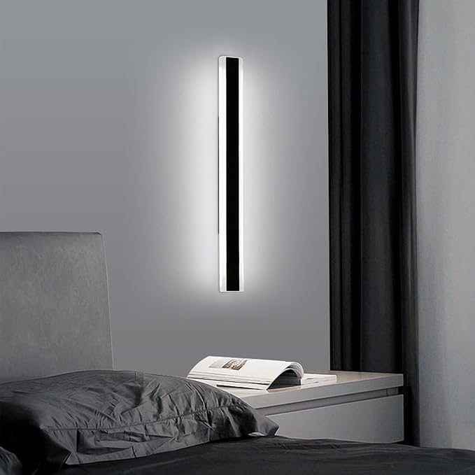 Mikeru 39.3inch Long Led Wall Light, 6000k Cool White Modern Outdoor Wall Light