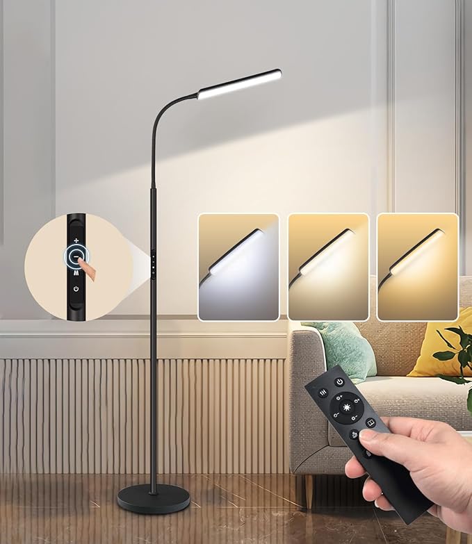 Dimunt LED Floor Lamp, Bright 15W Floor Lamps