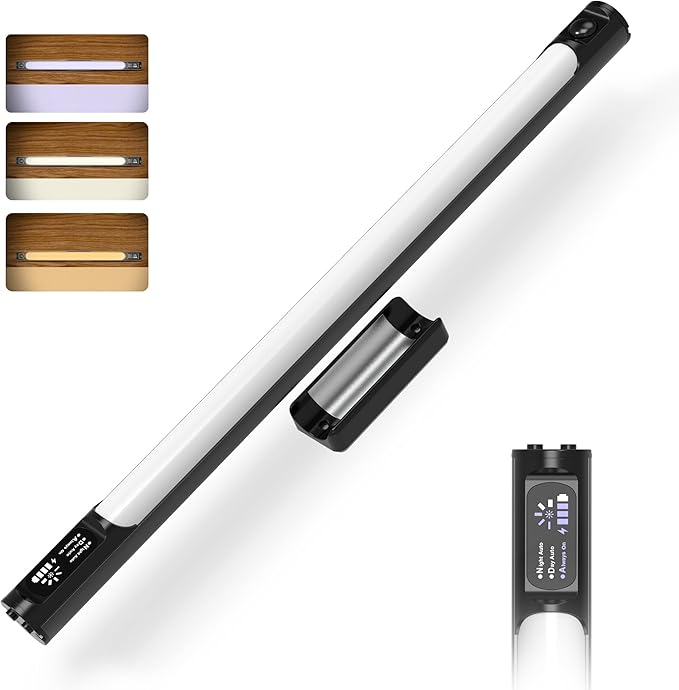 Under Cabinet Lights, 3 Color Dimmable Motion Sensor Light Indoor, 14 Inch