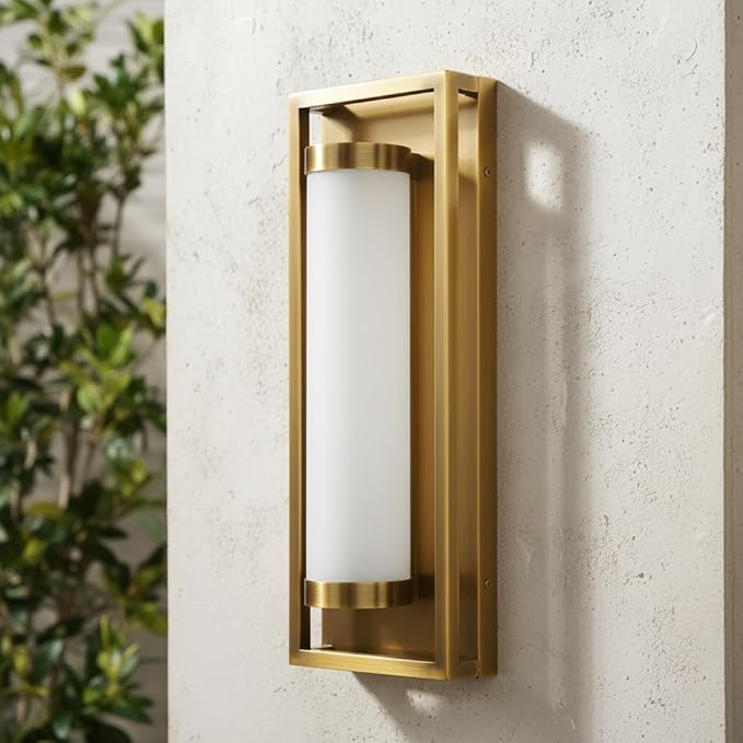 Hyunbae Outdoor Wall Sconce, Mid Century Modern Outdoor Wall Light Fixtures