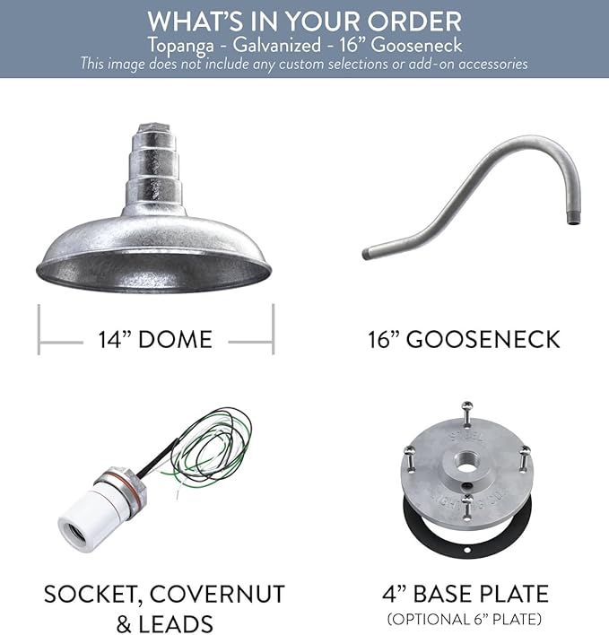 Steel Lighting Co. Topanga Barn Light | Outdoor Wall Mounted | Farmhouse Garage