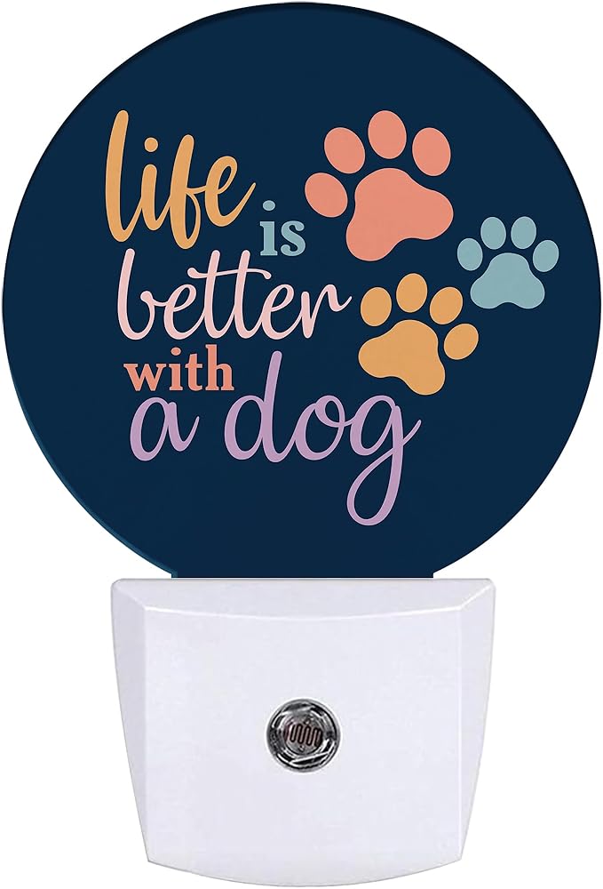Dog Paw Night Light, Plug-in Night Lights