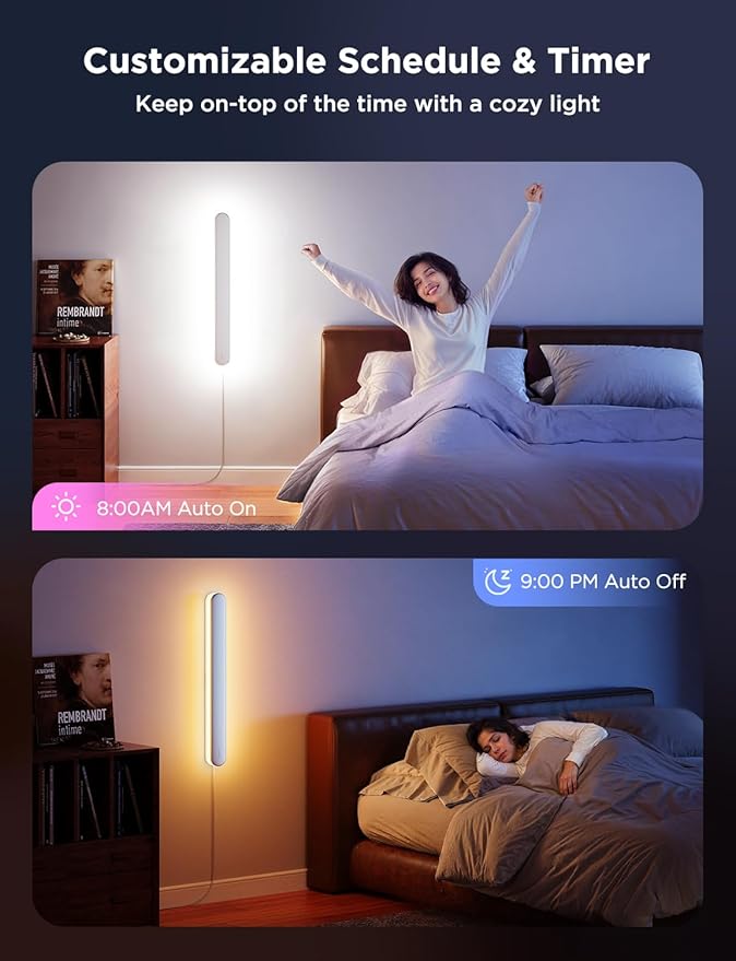 Govee Wall Sconce, Smart RGBIC Wall Lights, Works