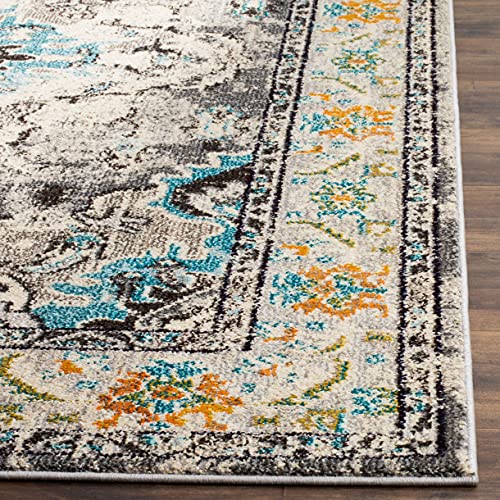 Monaco Collection MNC243G Boho Chic Medallion Distressed Non (21.6 Sq Ft)